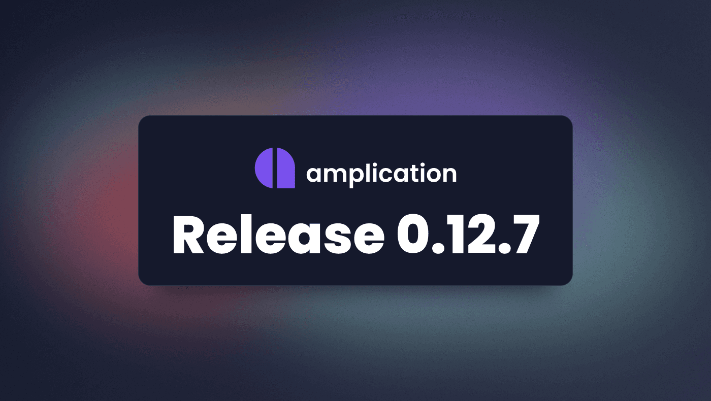 Amplication Release 0.12.7 - Good Code and Public Endpoints