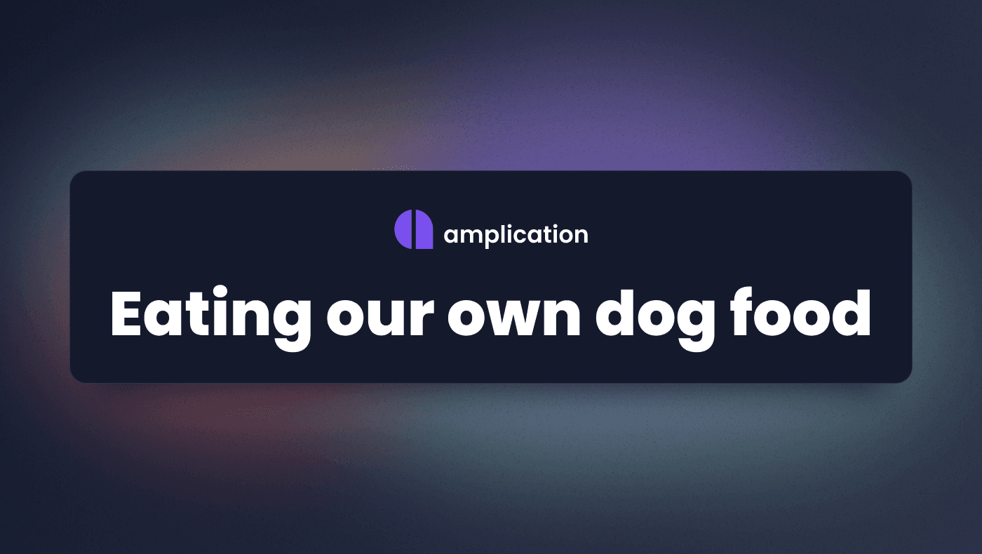 Eating Our Own Dog Food - Building Amplication's Blog with Amplication